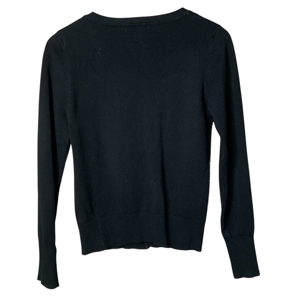 INC INTERNATIONAL CONCEPTS Black Sequined Cardi Small - Picture 3 of 8